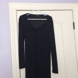Black sparkly Dana Buchman slinky cardigan